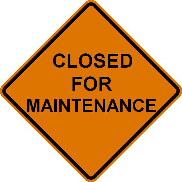 closed for maintenance